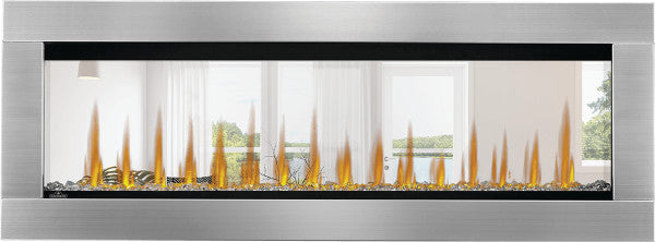 Napoleon Stainless Steel Trim for 50-in Clearion Elite Electric Fireplace - NEFBD50HE-SS-DTRM