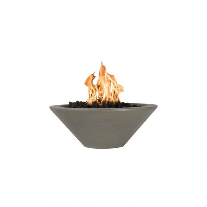 24" Cazo Fire Bowl- GRFC Concrete- OPT-24RFO