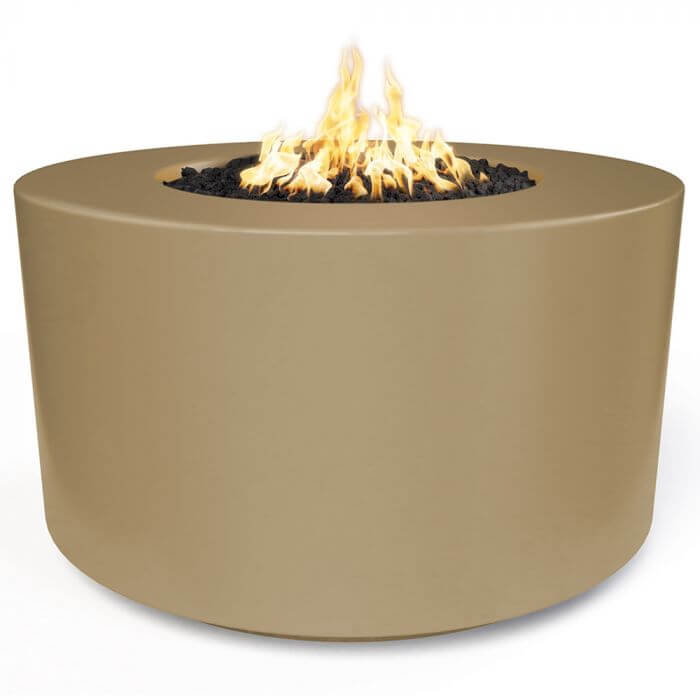 42" Florence Concrete Fire Pit - 24" Tall - OPT-FL4224