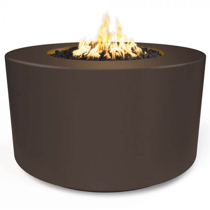 42" Florence Concrete Fire Pit - 24" Tall - OPT-FL4224