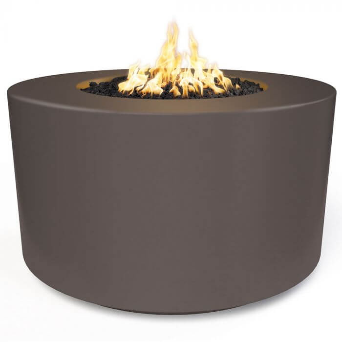 42" Florence Concrete Fire Pit - 24" Tall - OPT-FL4224