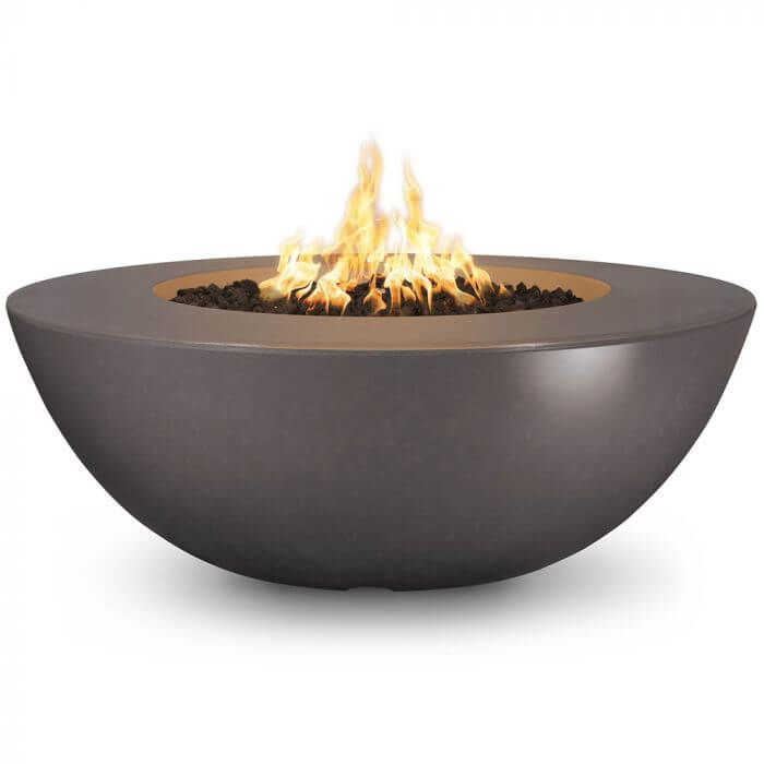 60" Sedona Wide Ledge Concrete Fire Pit- OPT-SEDWL60