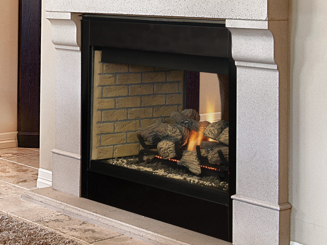 Superior DRT40ST Direct Vent See Through Gas Fireplace