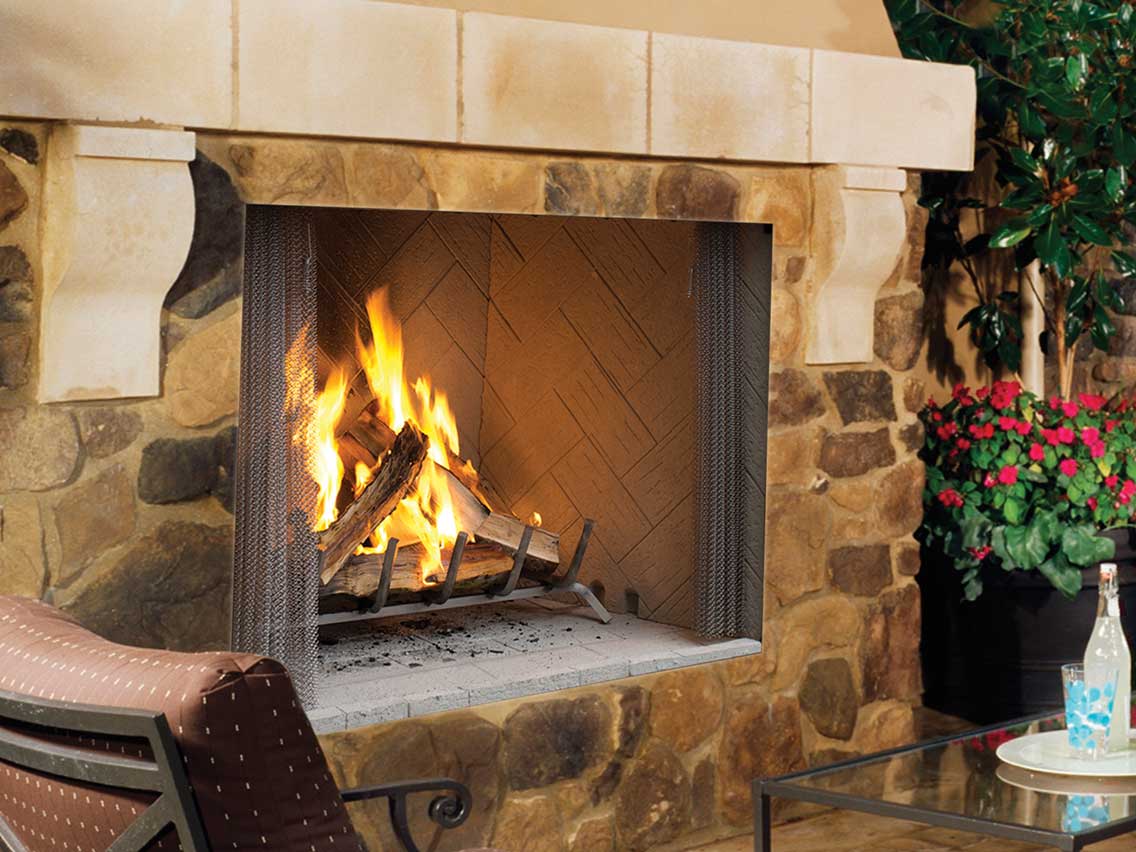 Superior WRE4536 Wood Burning Outdoor Fireplace