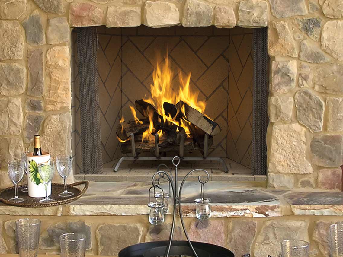 Superior WRE6036 Wood Burning Outdoor Fireplace